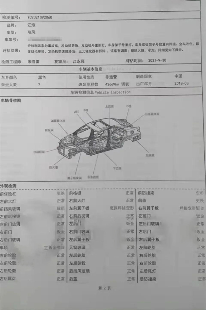 汽车碰撞损伤及鉴定方法-事故车鉴定-车辆检测评估技术培训